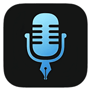 VoiceInk icon for private macOS AI dictation