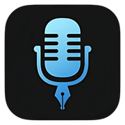 VoiceInk icon for private macOS AI dictation